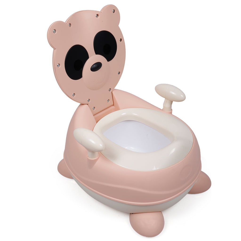 Baby Moo Toilet Training Potty Chair Panda Shaped Peach