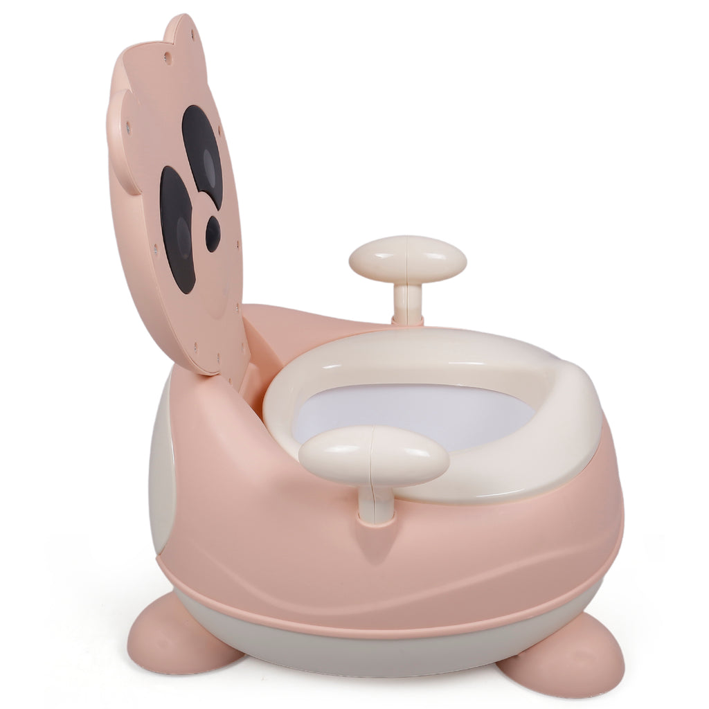 Baby Moo Toilet Training Potty Chair Panda Shaped Peach
