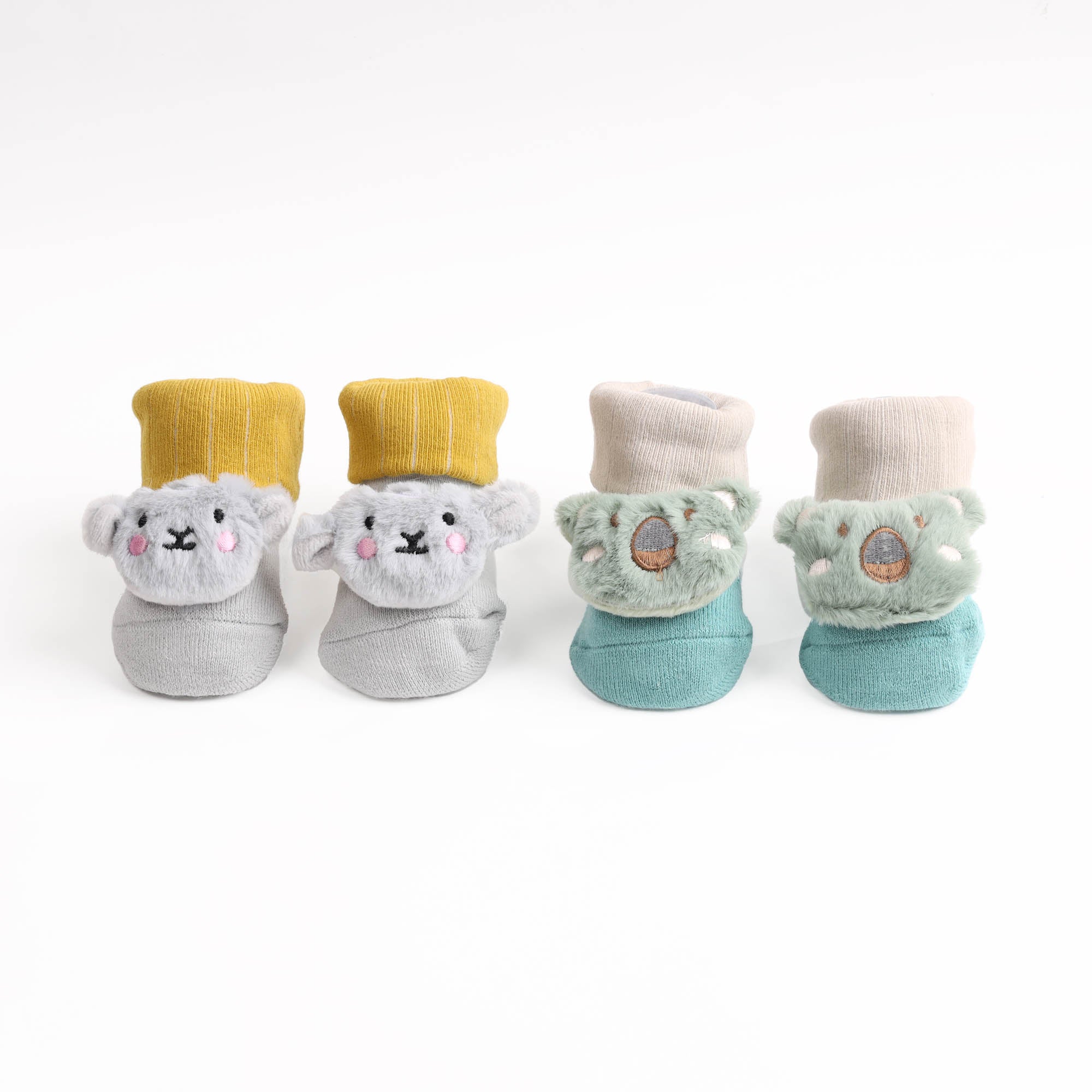 Kicks & Crawl- Koala & Friends 3D Socks- 2 Pack