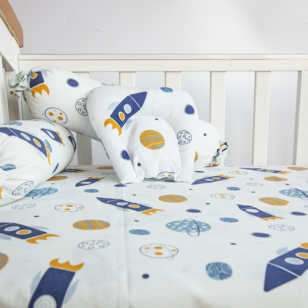 Child Of The Universe - Cot Bedsheet Set (Fitted)
