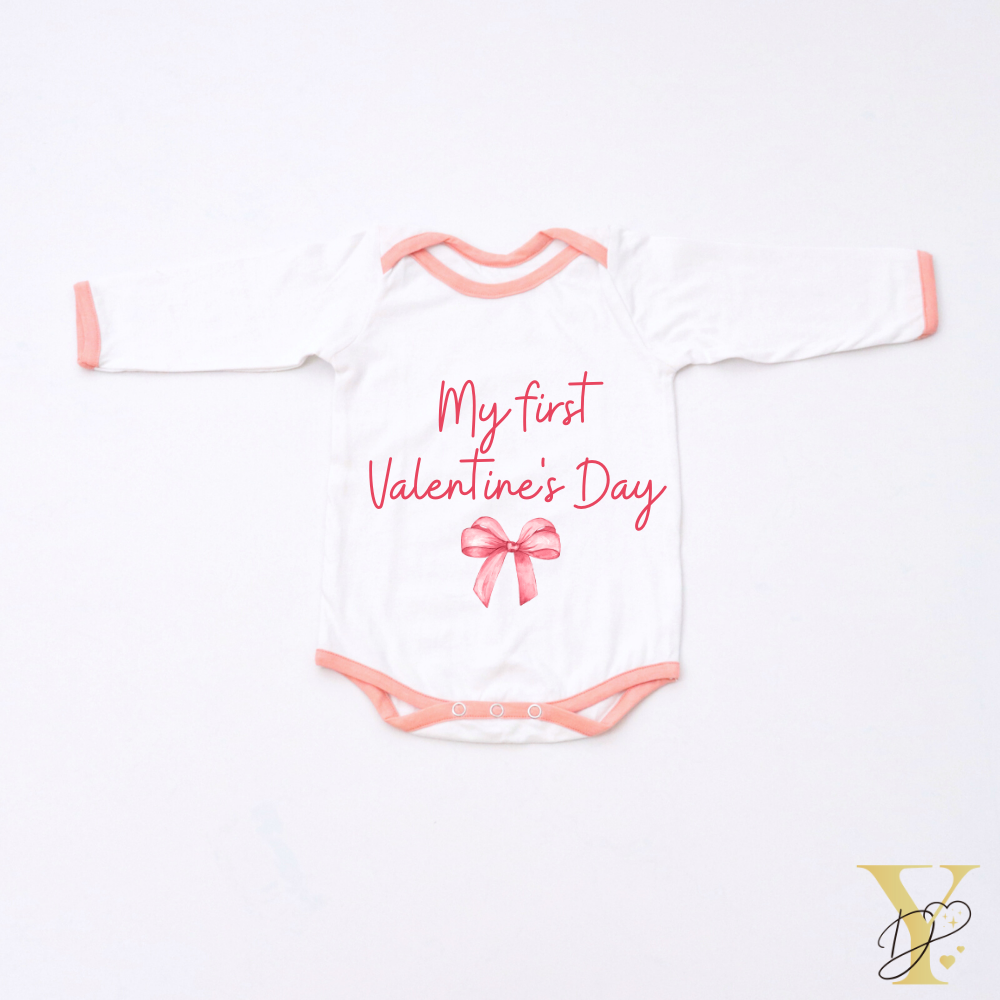 My First Valentine's Bodysuit Full/Half Sleeves