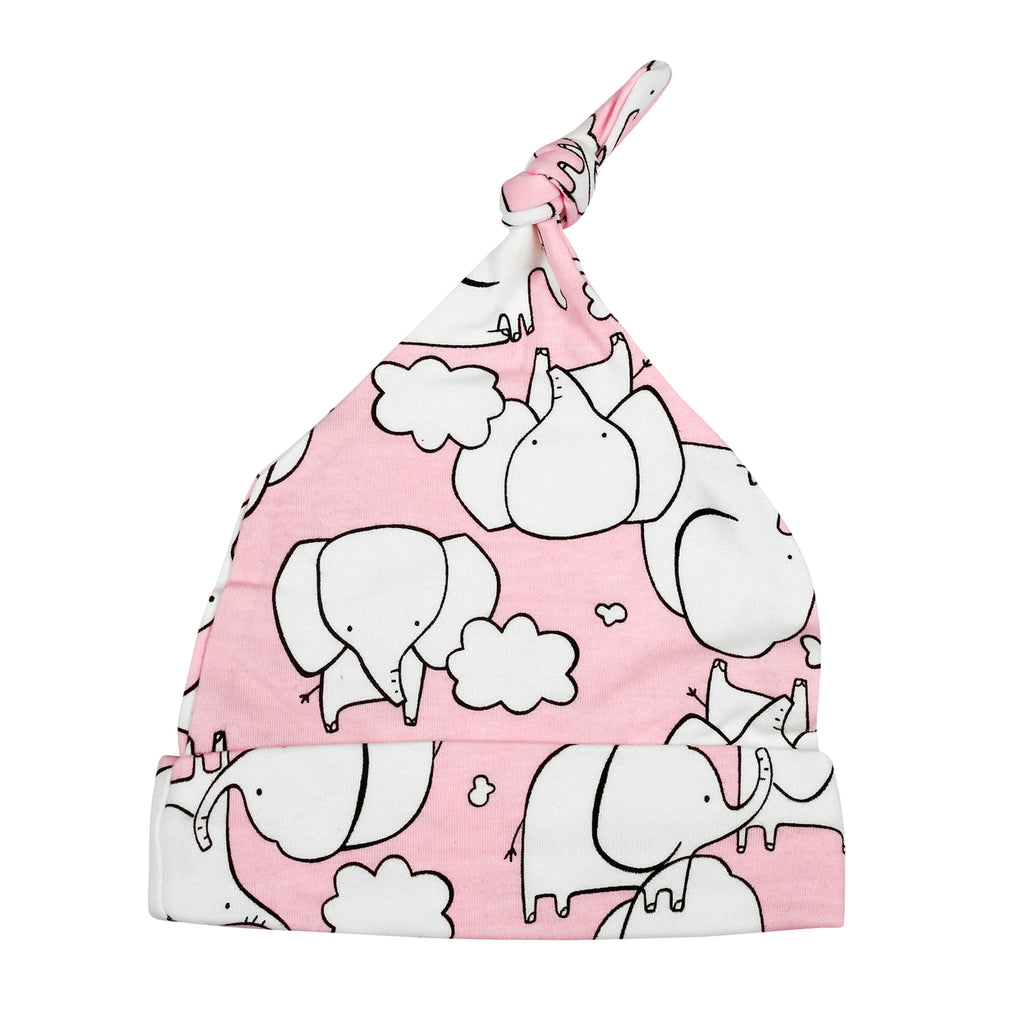 Pink Elephant 3 Pk Caps
