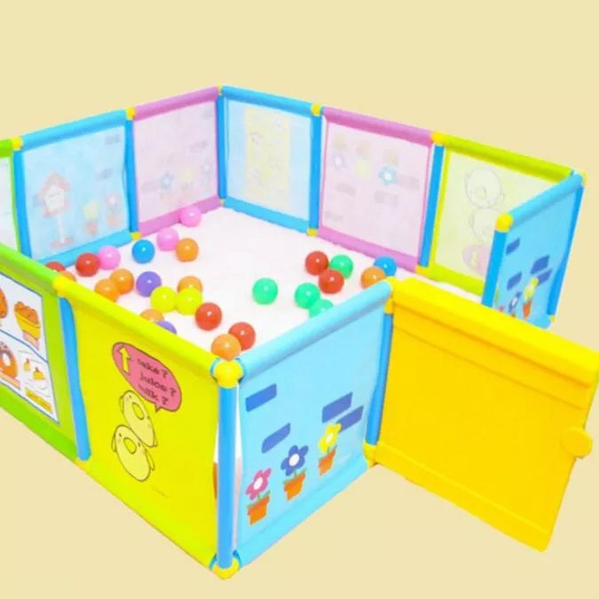 Baby Moo Creative Play House for Kids Play Pen Activity - Multicolour
