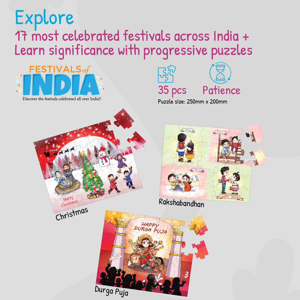17 In 1 - Festivals Of India - 595 Piece Puzzles