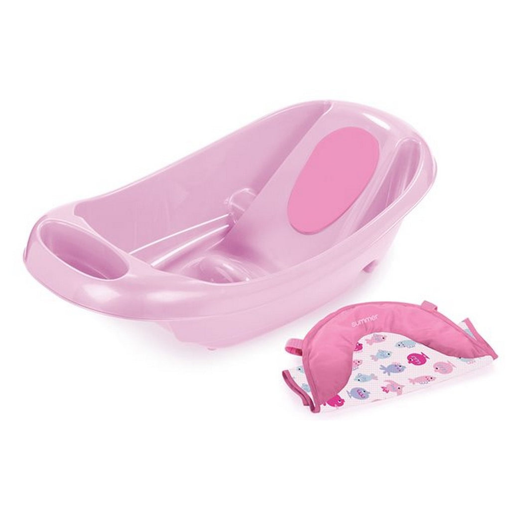 Summer Infant Splish N Splash Tub Bath Tub Pink Birth+ to 24M