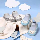 Smiling Shining Blue & Grey Booties - 2 Pack (0-12 Months)