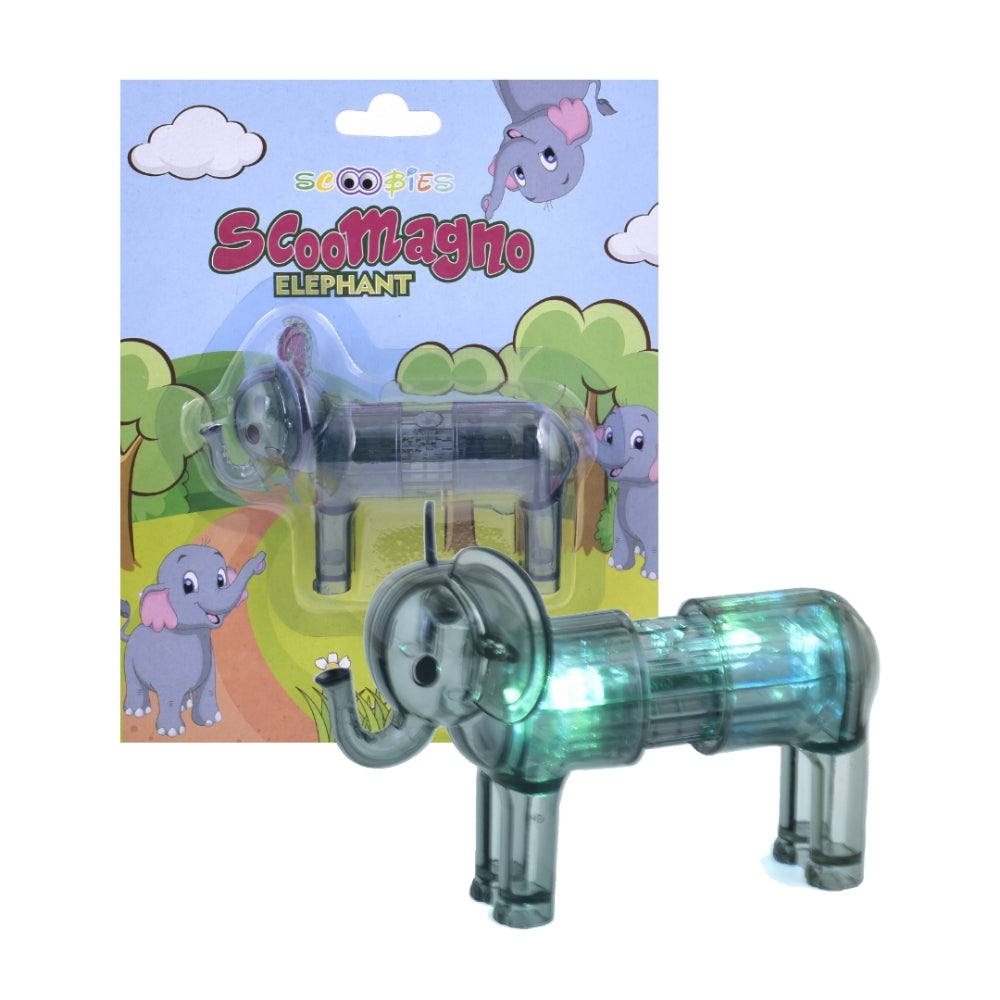 Scoomagno Elephant | With Colour-Changing Light | Fix, Learn & Play | STEM Educational Toy | Ideal Gifting Option
