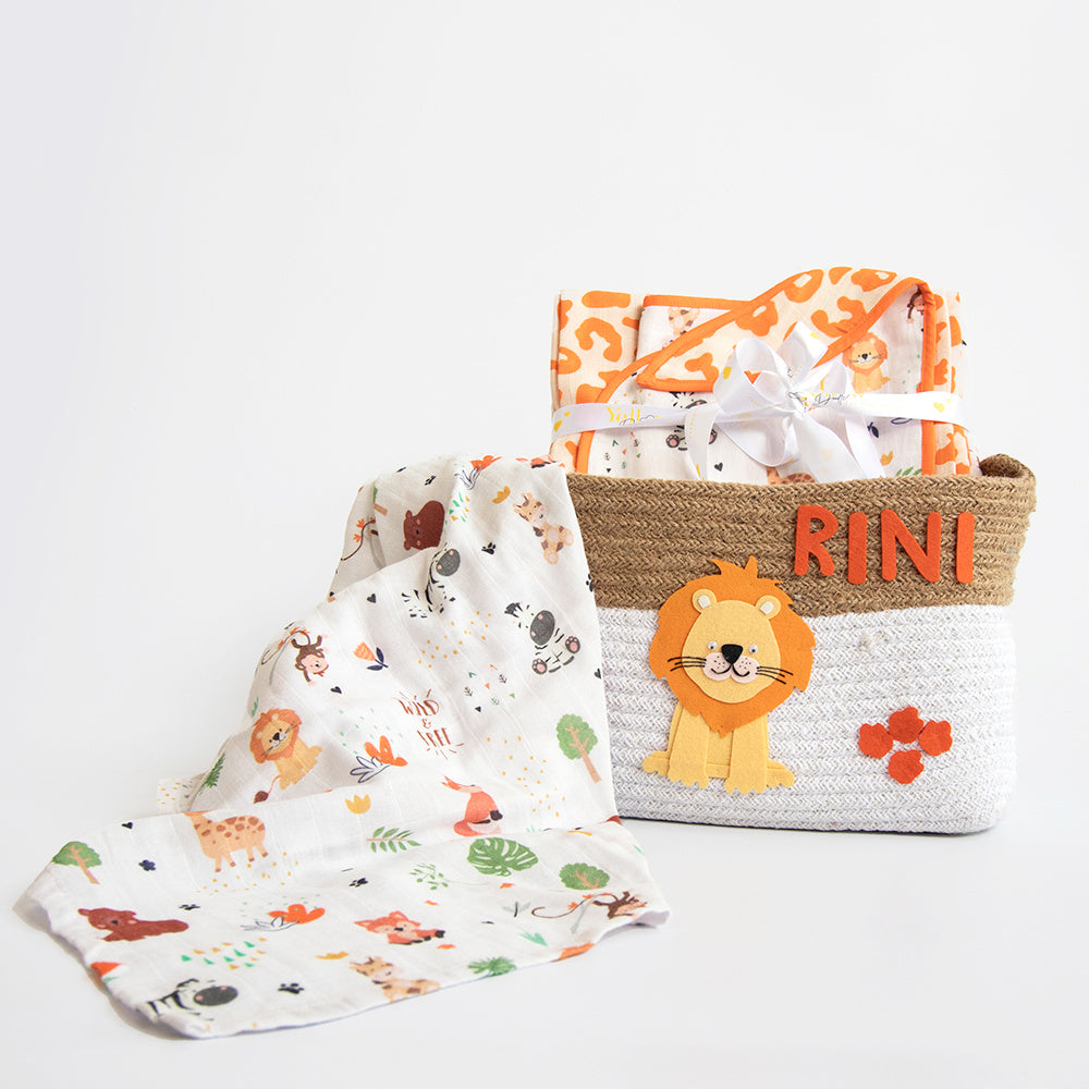 Baby Animals- Personalised Essential Gift 'Baskets Of Love'
