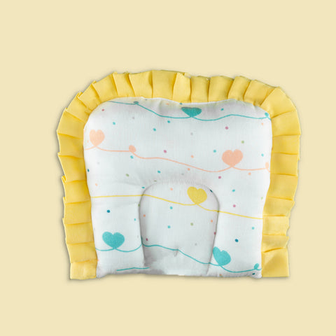 Tiny Snooze Organic U-Pillow- Hearts