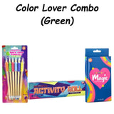 Color Lover Combo (Green) | Pack of Super 3 Goodies | Joy Gift Box | Best Color Bundle | Boredom Buster Deal