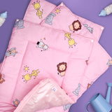 Kicks & Crawl- Forest Friends Baby Re-Usable Diaper Changing Mat & Matress Protector- Pack Of 3