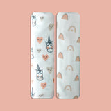 Tiny Snooze Organic Muslin Swaddles (Set of 2)- All Things Magical