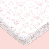 Masilo Organic Cotton Fitted Cot Sheet - Always Be My Baby