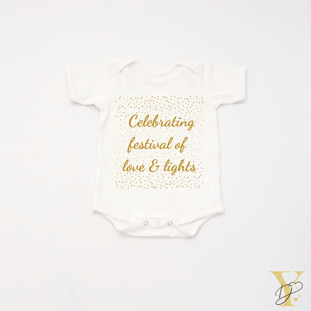 Personalised Bodysuit - Festival Of Love & Lights