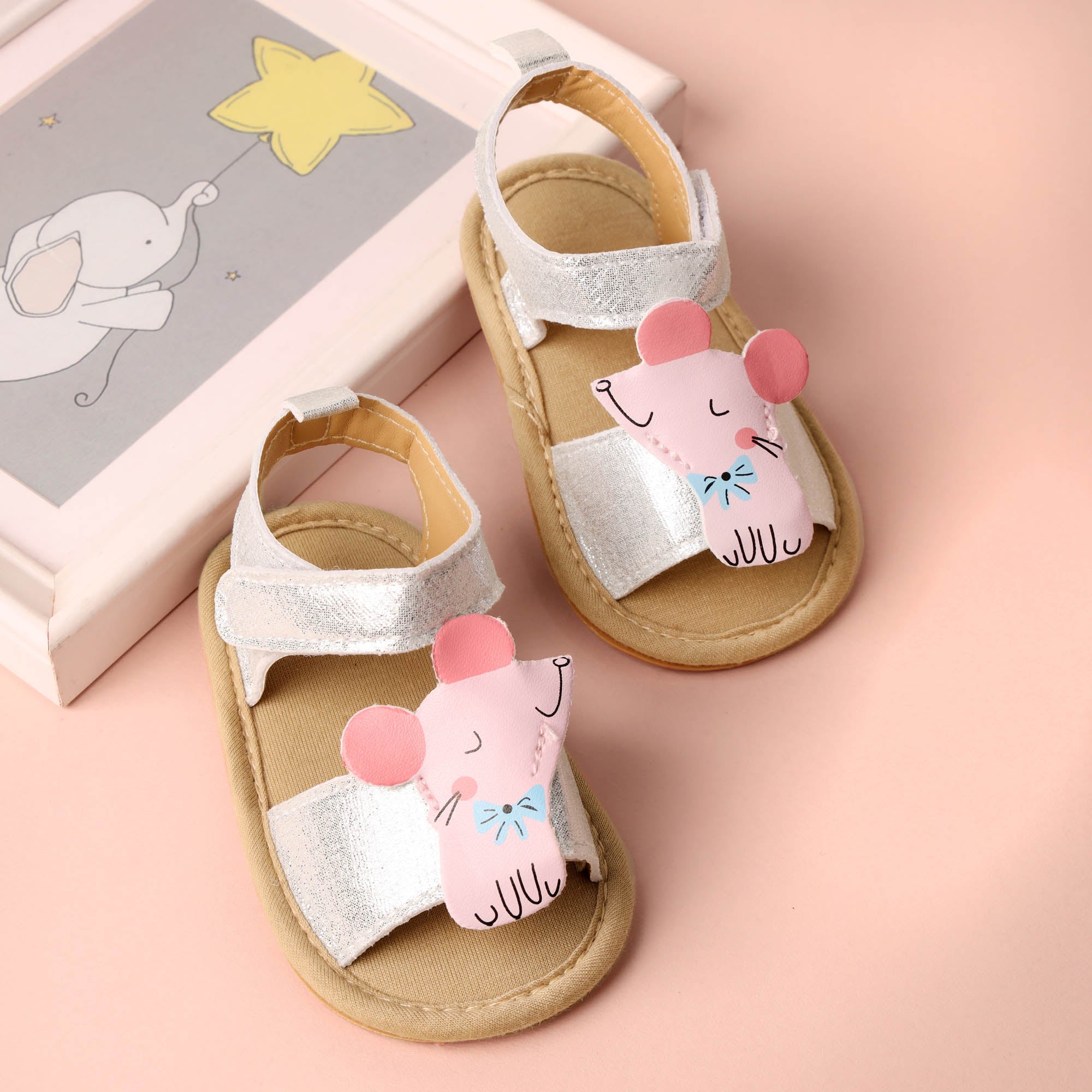 Kicks & Crawl- Mini Mouse Baby Sandals