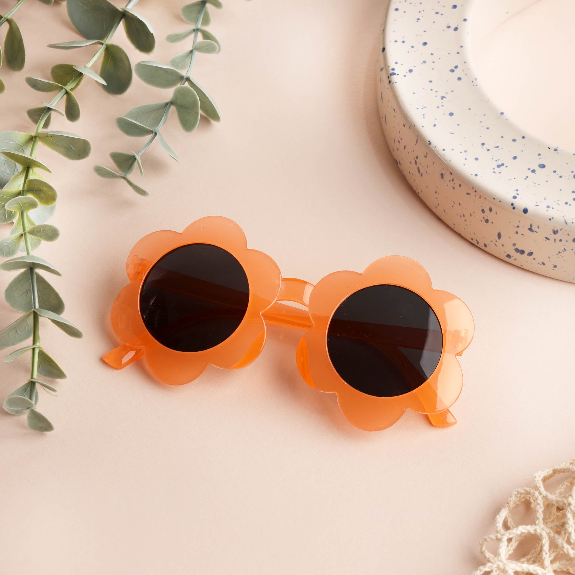 Nadoraa Floral Bliss Sunglasses - Orange