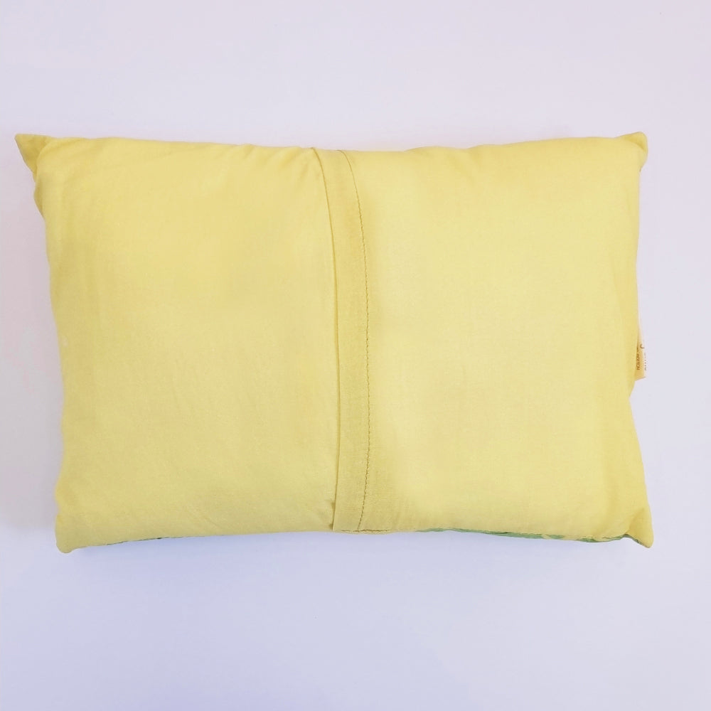 Little By Little Jungle Love Organic Baby Cotton Pillow & Bolster, Yellow