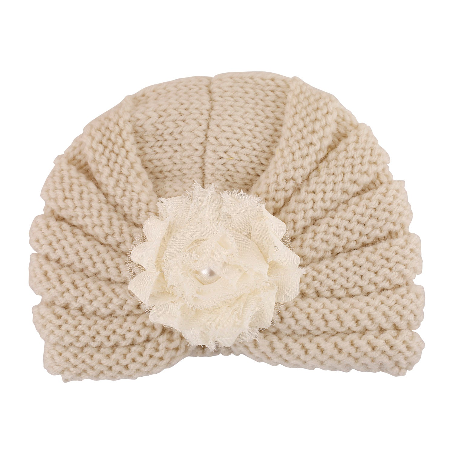 Baby Moo Floral Turban Cap