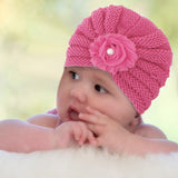 Baby Moo Floral  Turban Cap