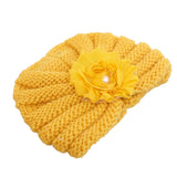 Baby Moo Floral  Turban Cap