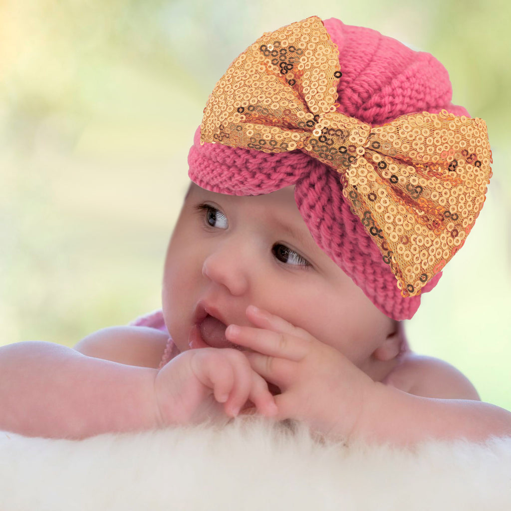 Baby Moo Partywear  Turban Cap