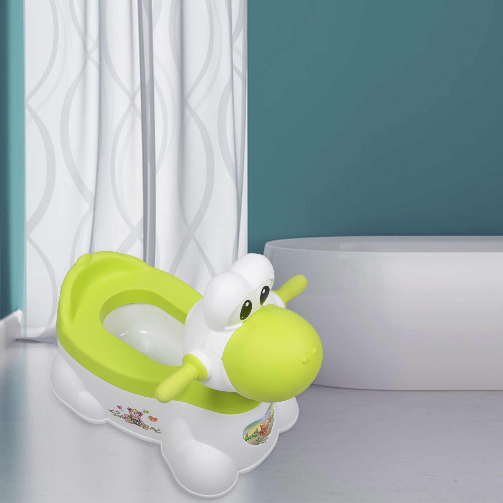 Baby Moo Toilet Training Potty Chair Puppy Design Green
