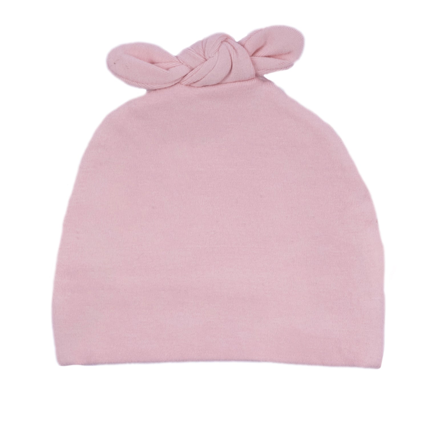 Baby Moo Striped All Season Stretchable Hosiery Warm 3D Beanie Cap - Pink