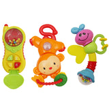 Baby Moo Phone Monkey And Butterfly Multicolour Set of 3 Rattle Toys
