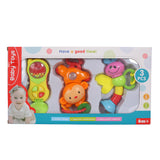Baby Moo Phone Monkey And Butterfly Multicolour Set of 3 Rattle Toys