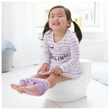 Skip Hop Made for Me Potty Training Toilet for Toddlers with Realistic Flushing Sound & Baby Wipes Holder - White