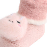 Kicks & Crawl- Bows & Bear Pink 3D Socks- 2 Pack