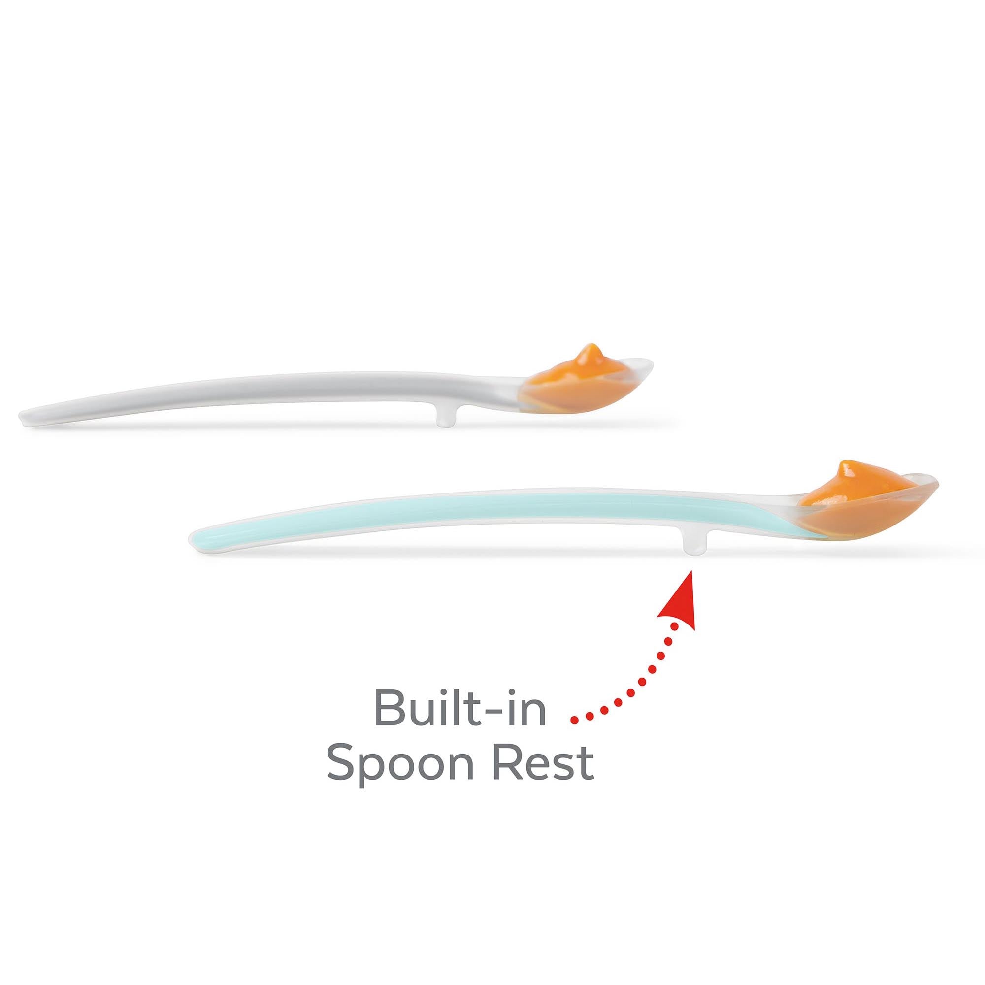 Skip Hop Easy-Feed Spoons - Teal/Grey