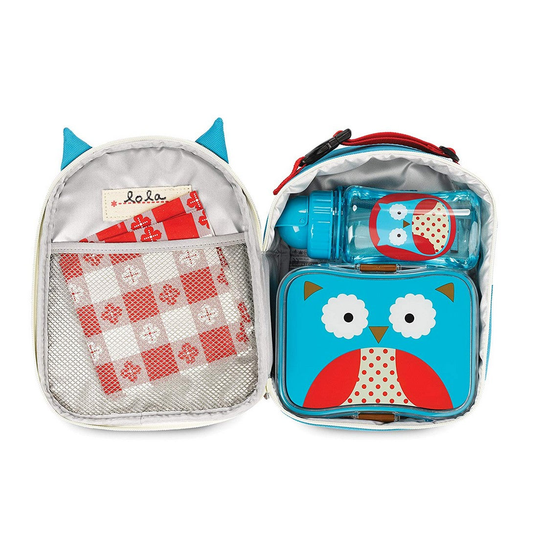 Skip Hop Zoo Lunch Kit Lunch Box Owl 3Y to 6Y