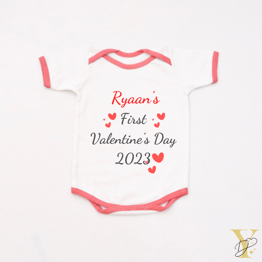First Valentine's Bodysuit -Full/Half Sleeves
