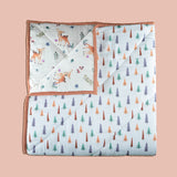 Tiny Snooze Organic Quilt- Enchanted Forest