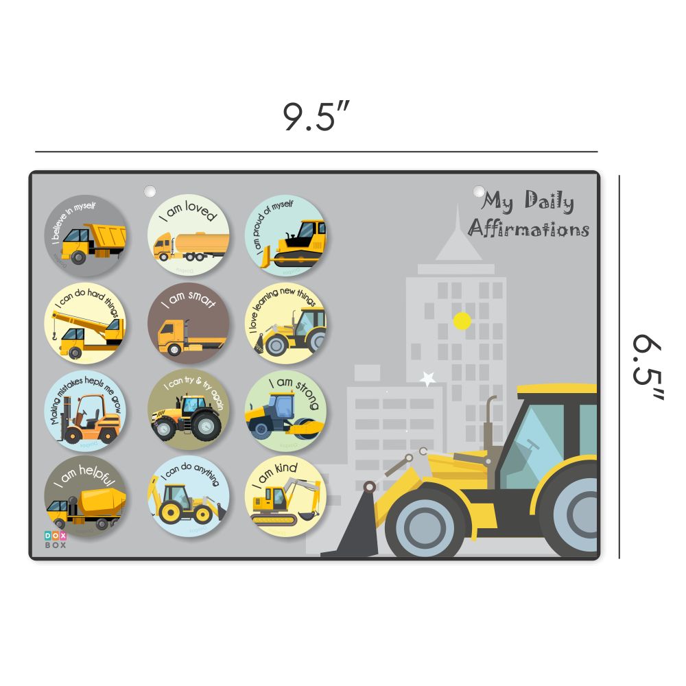 My Daily Affirmations - Construction Vehicles
