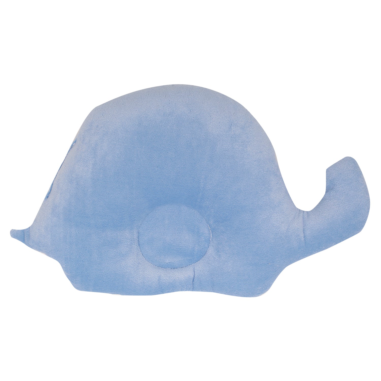 Baby Moo Elephant Shaped Blue Baby Pillow