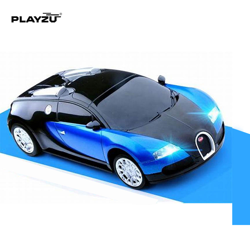 Playzu Bugatti Veyron (Blue) R/C 1:24 R/C Car  Blue 6+ Years