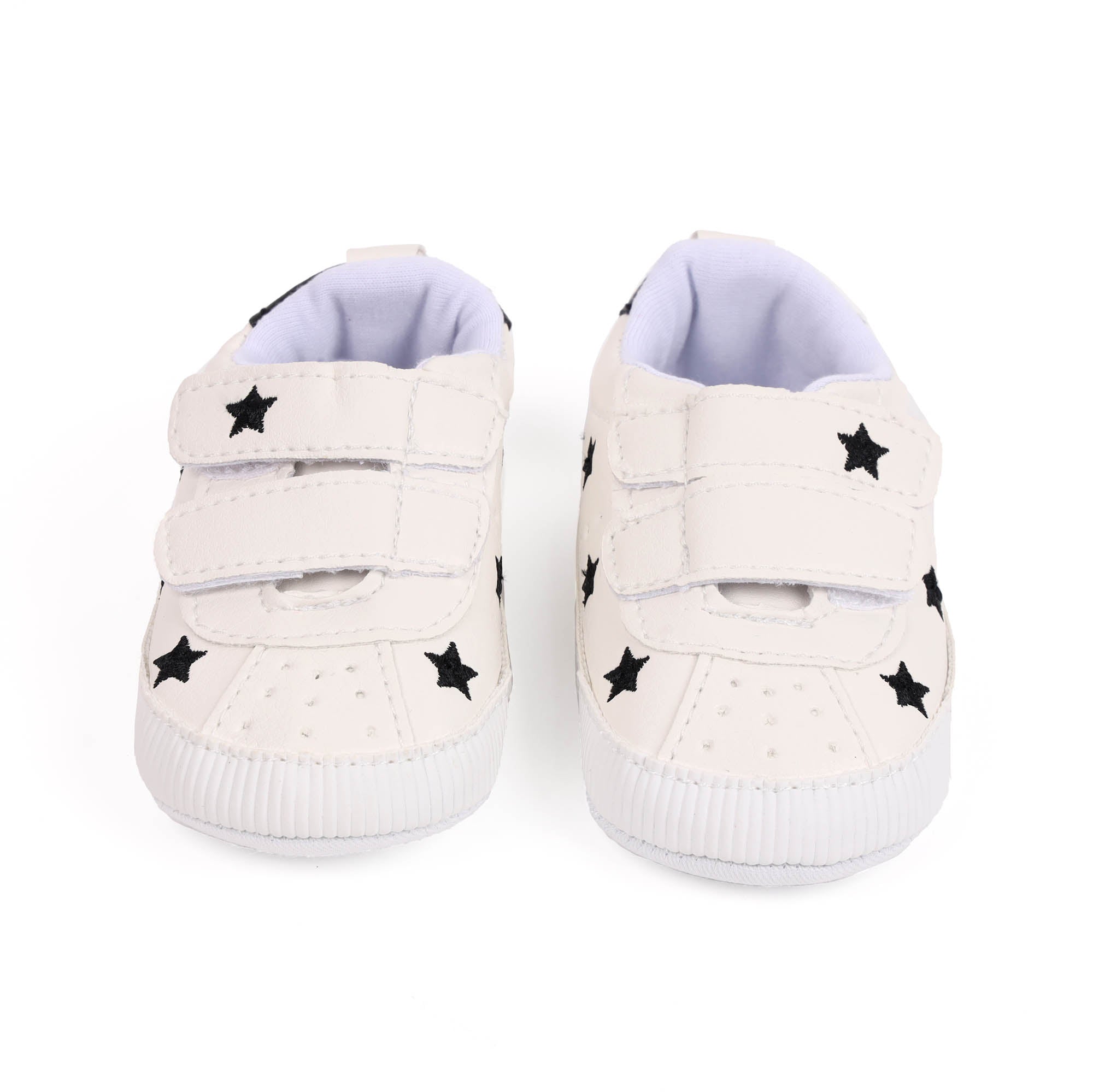 Kicks & Crawl- Rising Star White Baby Shoes