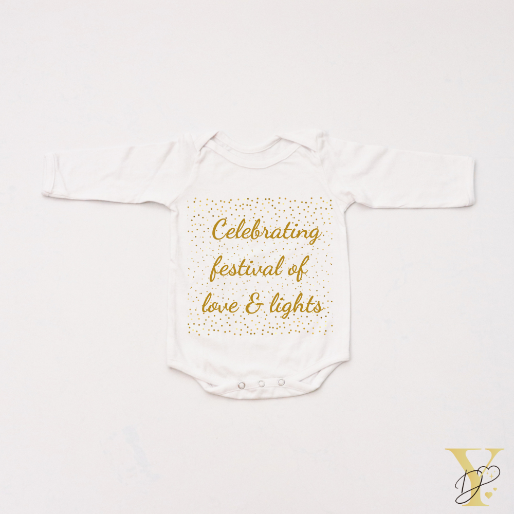 Personalised Bodysuit (Full Sleeves) - Festival Of Love & Lights