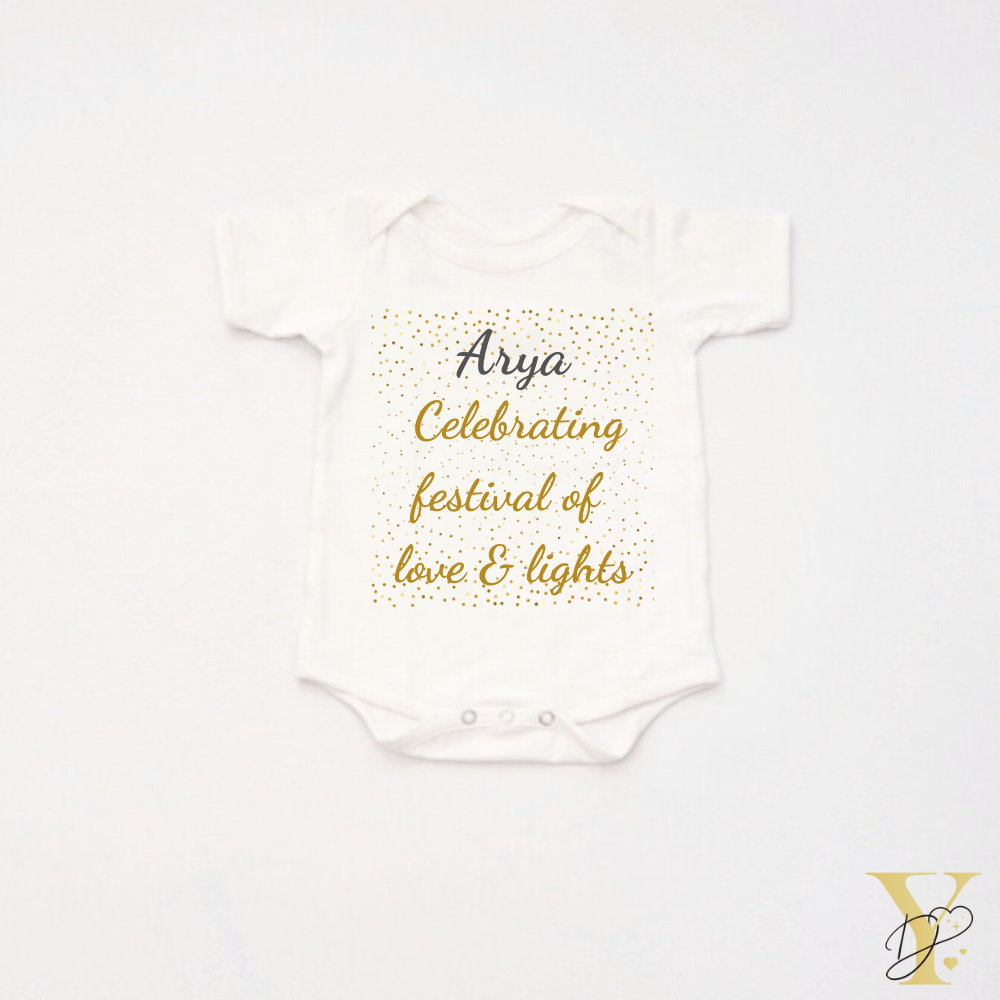 Personalised Bodysuit - Festival Of Love & Lights