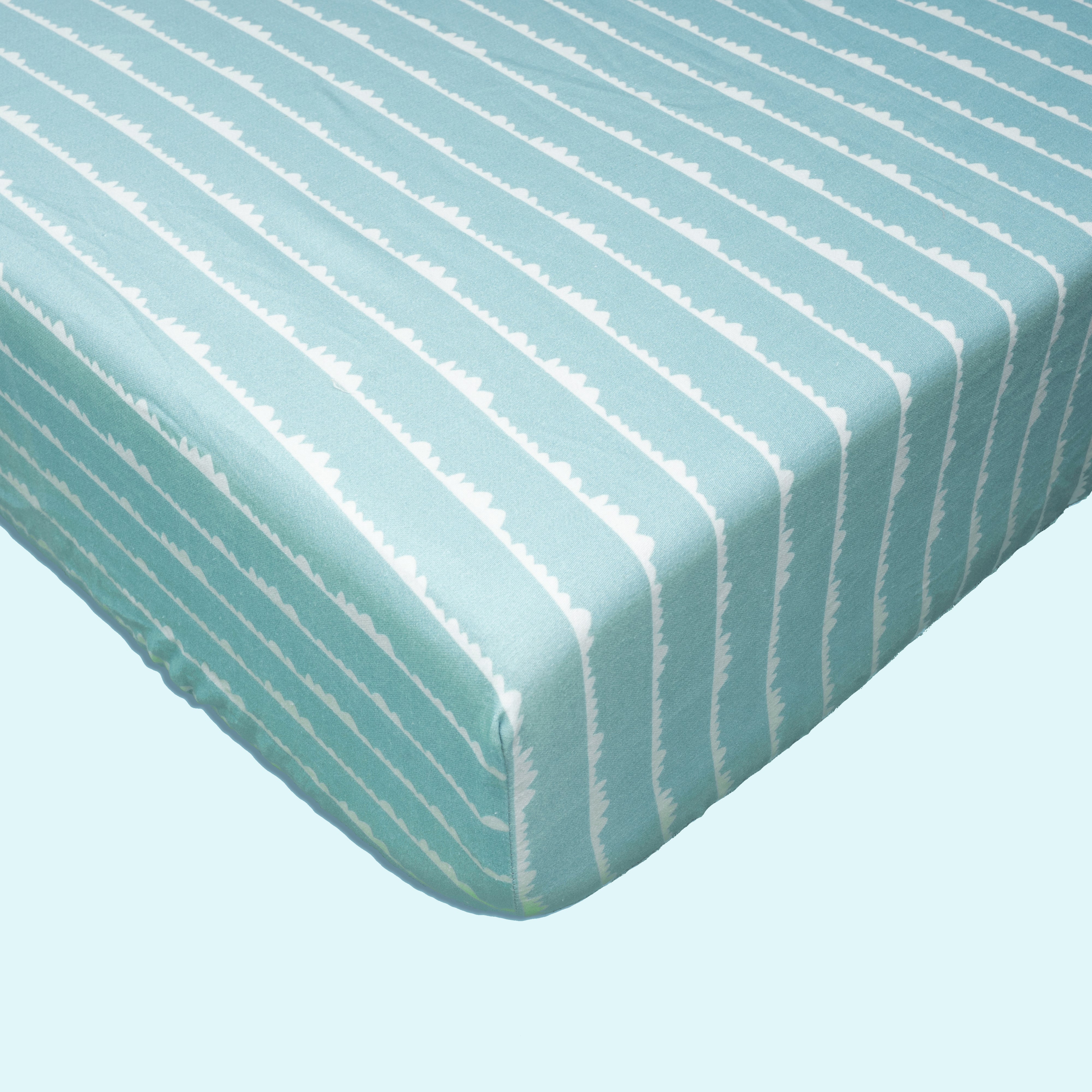 Tiny Snooze Organic Fitted Cot Sheet- Bumps