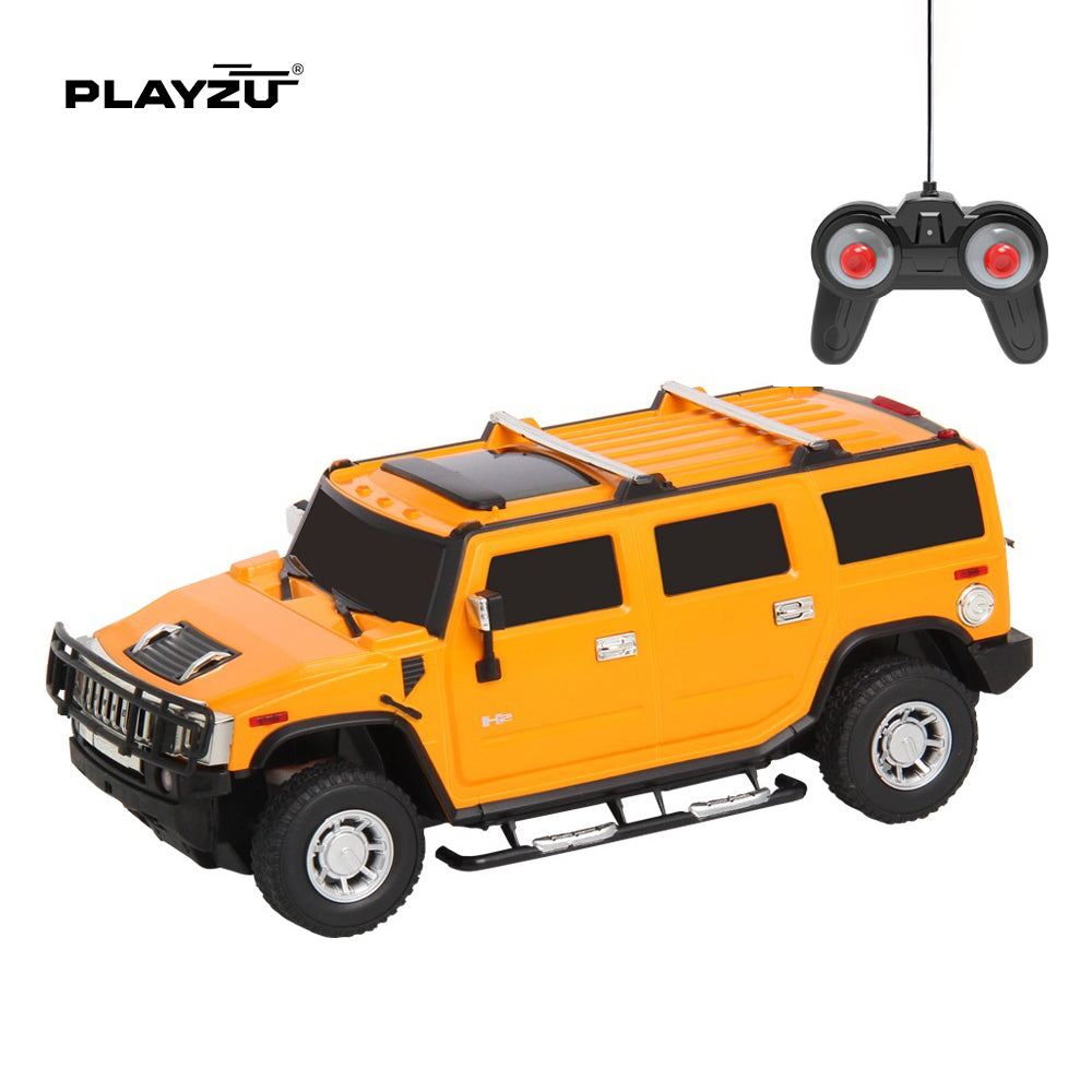 Playzu Hummer H2 (Yellow)  R/C 1:24 R/C Car  Yellow 6+ Years