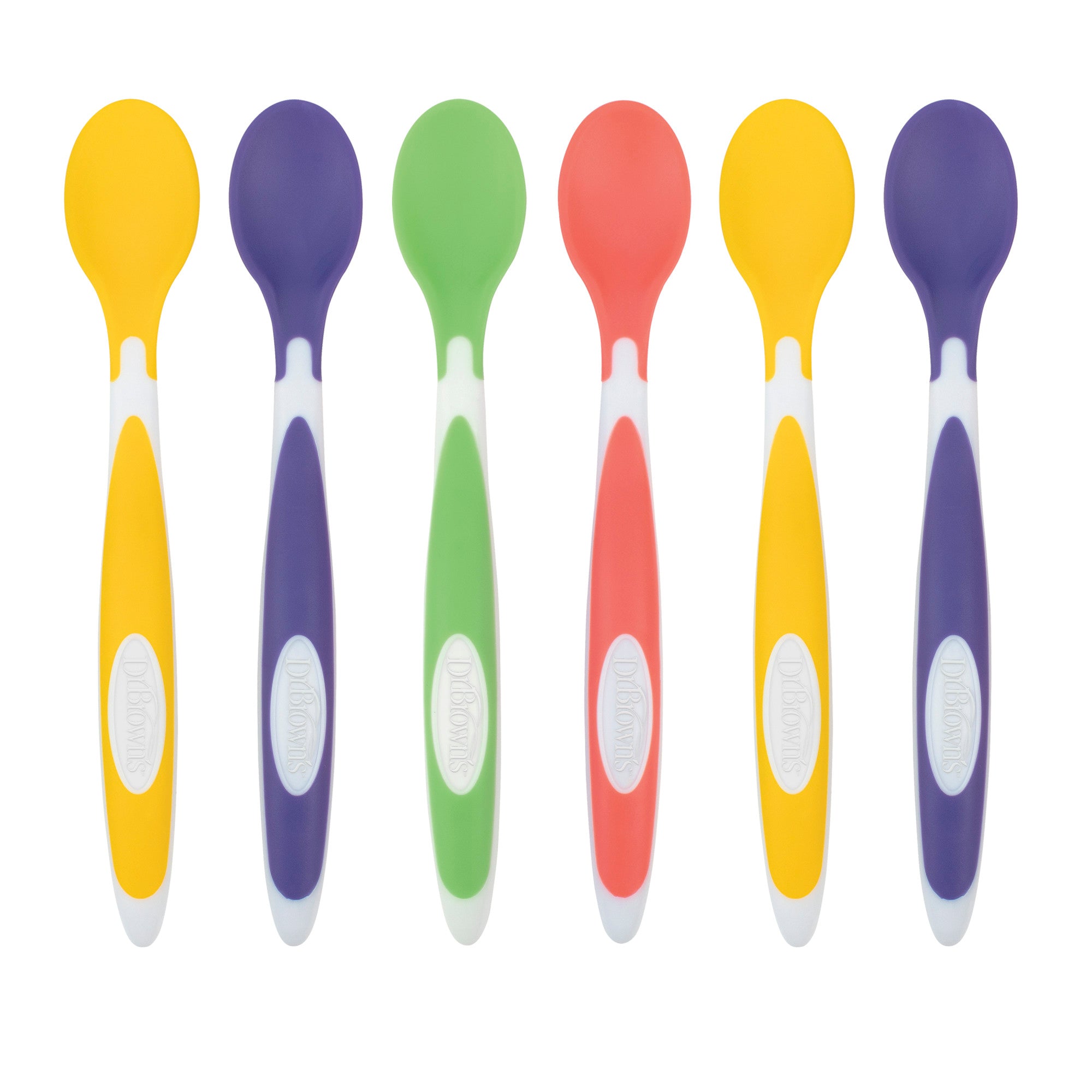 Dr. Brown's Soft Tip Spoons, 6-pack - Multicolour