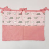 Little By Little Sheep Baby Cot Bag, Pink