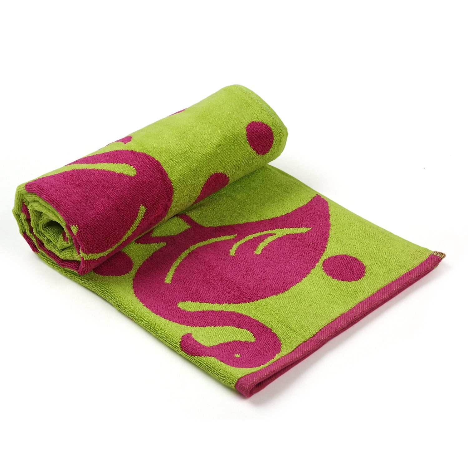 Bonheur Bath Towels -Flamingo