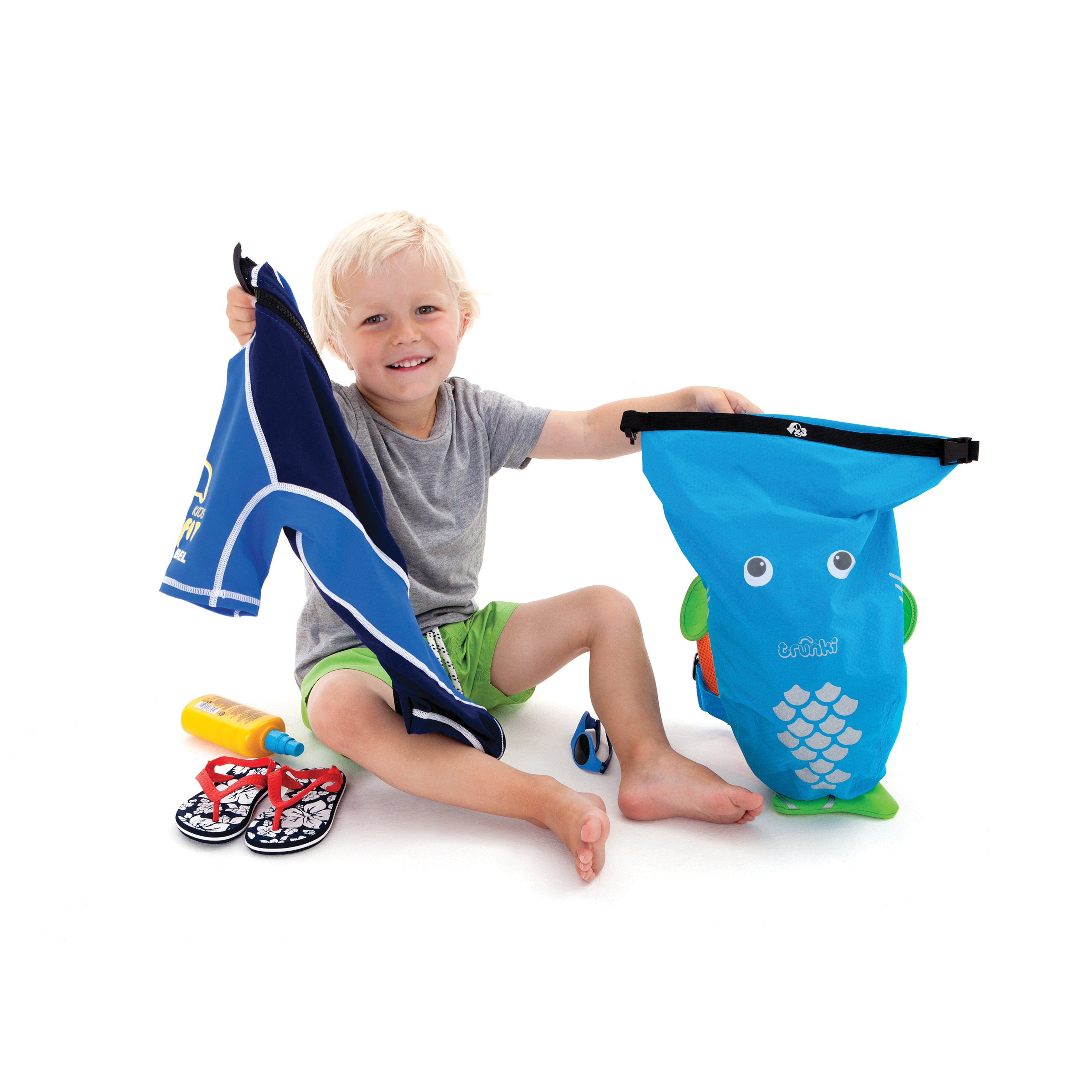 Trunki PaddlePak - Blue, Water Resistent Kid's Backpack
