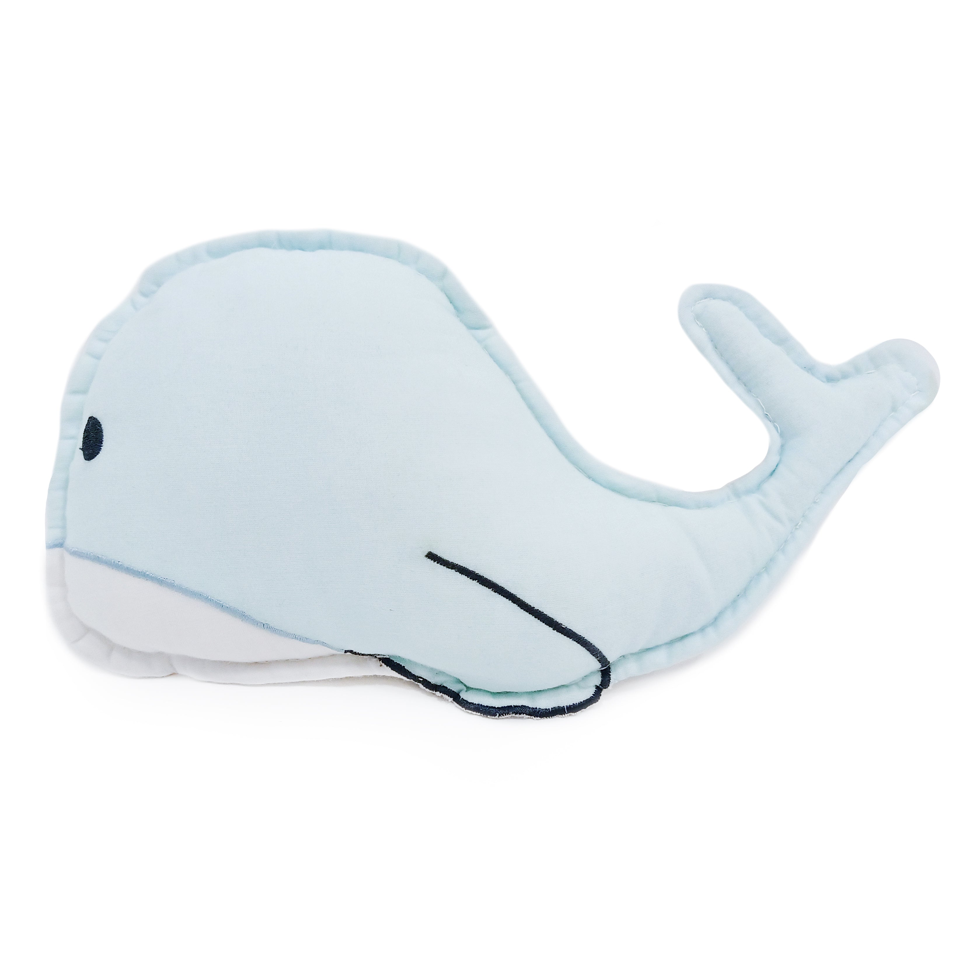 The White Cradle Soft Toys for Baby's Cot - Whale