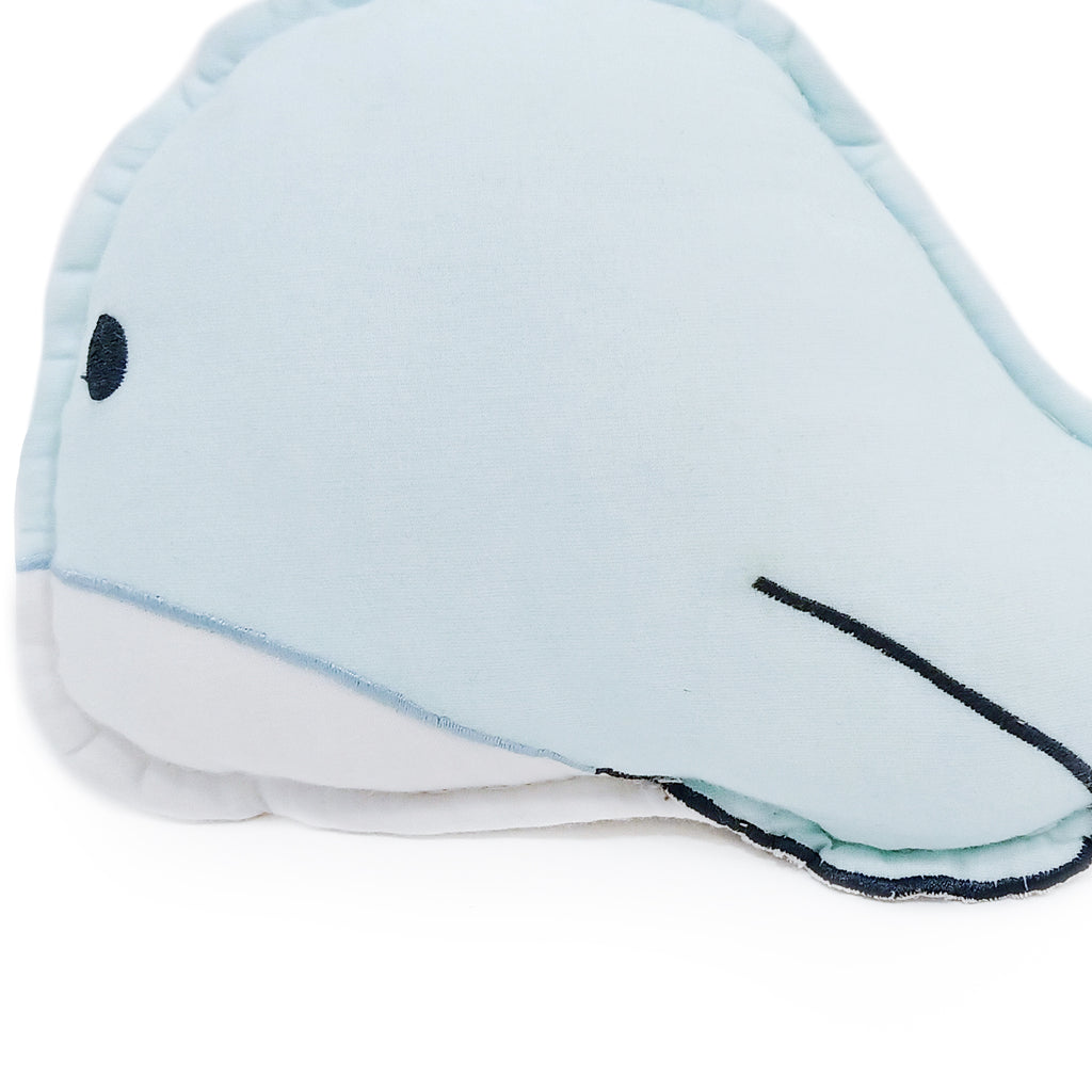 The White Cradle Soft Toys for Baby's Cot - Whale