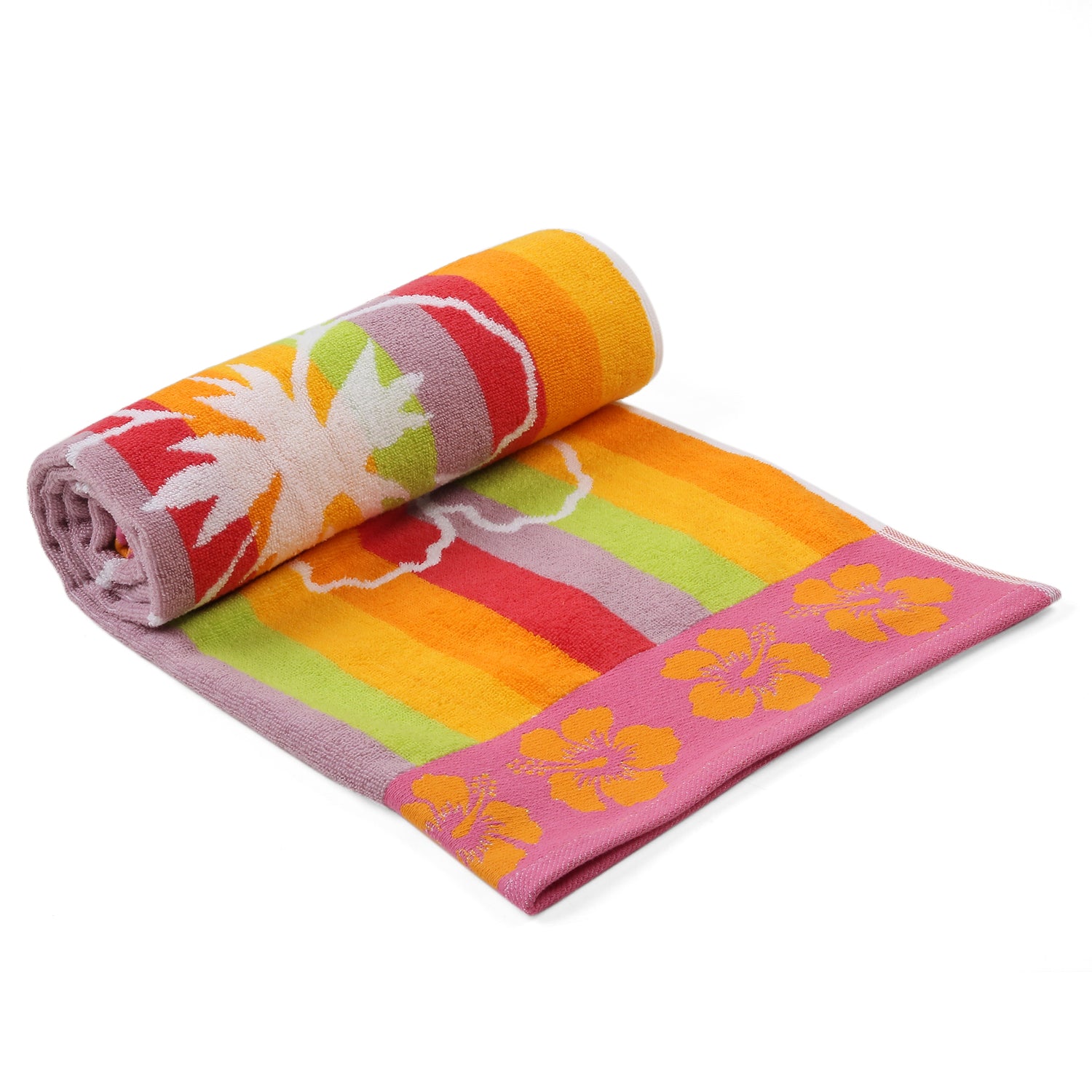 Bright Flower Terry Towel